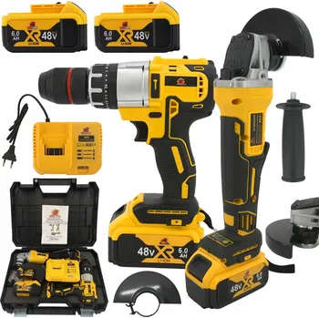 Sada aku šroubováku a brusky 2x48V BT5003AD BULLTECH