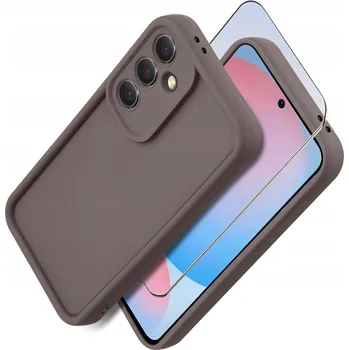 Pouzdro na mobilní telefon Zadní Kryt KrainaGSM pro Samsung Galaxy A56 hnědý