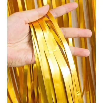 Obraz DEKORAČNÍ ZÁVĚS zlatý matný 100x200 cm