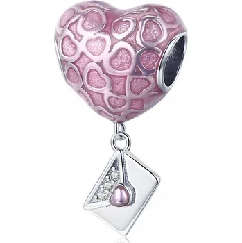 Přívěsek Přívěsek SRDCE PRO MAMINKU korálek stříbro Ag 925