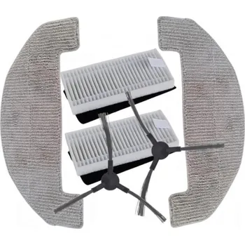 Sada příslušenství pro robotický vysavač HEPA filtry, kartáčky pro PROSCENIC Q8 Max a mopy, sada 6ks