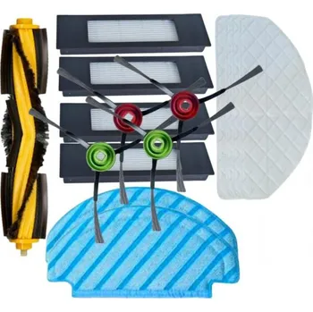 Sada příslušenství pro robotický vysavač HEPA filtry a kartáče pro ECOVACS Deebot Ozmo T8 Serie a mopy, 15ks