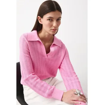 Dámský svetr Bavlněný svetr Medicine RS26-SWD200 růžová 30X, vel. S