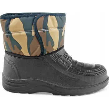 Pracovní obuv Zimní zateplené holínky krátké lehké EVA maskáčový 42