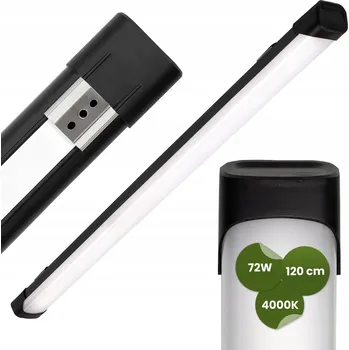 LED Lineární Svítidlo 120cm Stropní Svítidlo Přisazené 72W 8640lm 4000K Výkonné