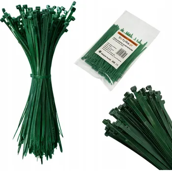 Organizace kabelů Upínací pásky Stahovací Pásky 2,5 x 100 mm, pastelově zelené