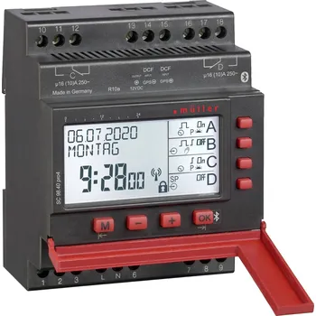 Centrální jednotka pro chytrou domácnost Müller SC 98.40 pro4 110-230V 50-60Hz časovač, 24110, digitální, 4 kanály, 4000 W