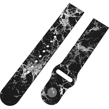 Chytré hodinky Strapido ČERNÝ MRAMOR řemínek 20 mm