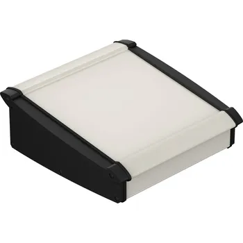 Bopla Alu-Topline ATPH-IP 2385-0200 SET pultové pouzdro (d x š x v) 232.60 x 200 x 86.20 mm hliník, ABS přírodní, černá (RAL 9005) 1 ks