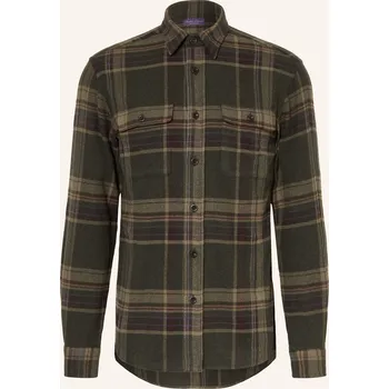 Pánská košile Ralph Lauren Purple Label Pánská Flanelová Košile Regular Fit...