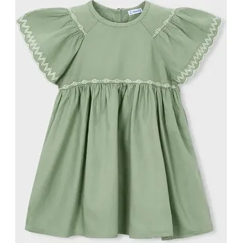 Dívčí šaty Dívčí šaty Mayoral 3927.6E.Mini.PPY2 zelená 78X, vel. 122