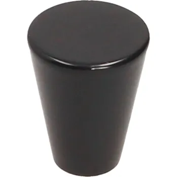 Obraz Nábytková úchytka 25 mm Kuželová Kulatá Rukojeť Acorn Černá Matná