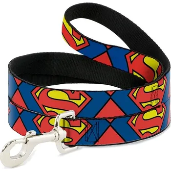Vodítko pro psa Buckle Down Odolné vodítko pro psa, délka 120 cm, Superman