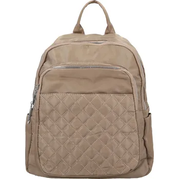 Stylový dámský textilní batoh Dinara, béžový
