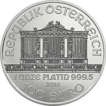 Platinová mince 1 Oz Wiener Philharmoniker 2018