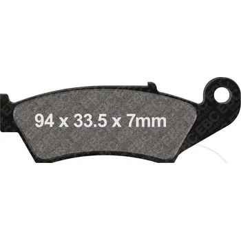 Brzdová destička EBC brzdové destičky Sinter R EBC nebo 7873102 APRILIA MXV 450 08-15, RXV 450 06-15, RXV 550 06-13, BETA ALP 40 350 FARBE ROT 24, ALP 40 350 FARBE WEISS 24, ALP X 350 FARBE DUNKELGRAU 24, ALP X 350 FARBE GRAU 24...