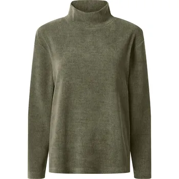 Dámský svetr esmara® Dámský svetr v manšestrovém vzhledu (zelená, M (40/42))