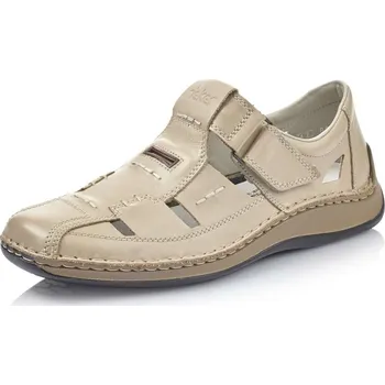 Pánská móda Pánské sandály RIEKER 05284-60 béžová S6 46