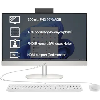 Stolní počítač All In One PC HP 27-cr0001nc White