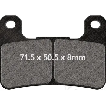 Brzdová destička EBC brzdové destičky Sinter GPFAX EBC HONDA CB 300 R NA NEO SPORTS CAFE ABS 18, KAWASAKI KLZ 1000 VERSYS ABS 19-24, KLZ 1000 SE VERSYS ABS 19-24, KLZ 1000 S VERSYS ABS 21-24, NINJA 1000 H2 SX ABS 18-24, NINJA 1000 H2 SX SE ABS 18-24, NINJA 1000 H2 ABS