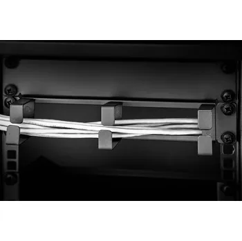 DJ technika Renkforce RF-3429154 10 palec kabelové vedení pro datové skříně 1 U černá