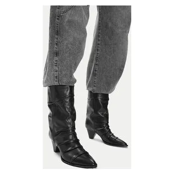 Dámské kozačky Polokozačky Badura EO-APRIL-25FW218-1 Černá 39