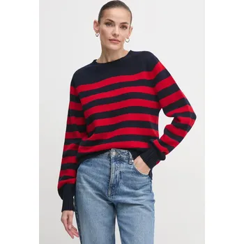 Dámský svetr Vlněný svetr Barbour Barbour x Alexa Chung LKN1607 námořnická modř 59A, vel. 36