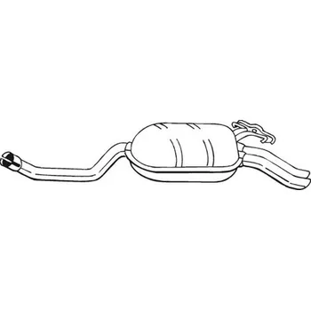 Tlumič výfuku Zadní tlumič výfuku BOSAL 278-195