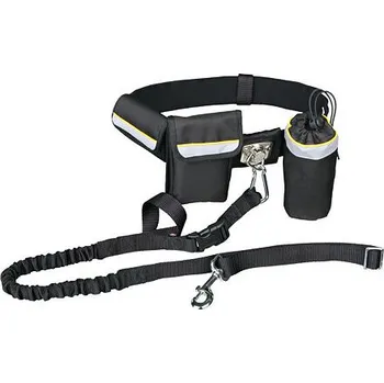 Vodítko pro psa Pás Hands Free 1-1,35m/25mm + vodítko 60-120cm