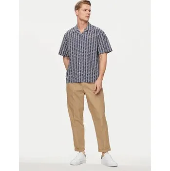 Lacoste Košile CH8792 Hnědá Regular Fit 41