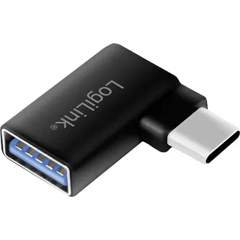 LogiLink USB 3.0 adaptér [1x USB 3.2 gen. 1 zásuvka A - 1x USB 3.0 zástrčka C ] AU0055 90° zatočeno doprava