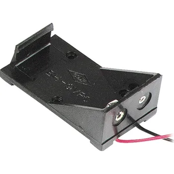 Držák baterie Velleman BH9V bateriový držák 1x 9 V kabel (d x š x v) 55 x 31 x 20 mm