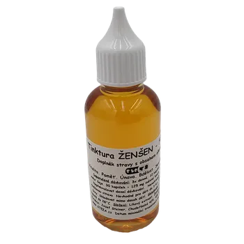 Zdraví STEZA - Tinktura Ženšen - FORTE 50 ml. (Tinktura Žen-šen)