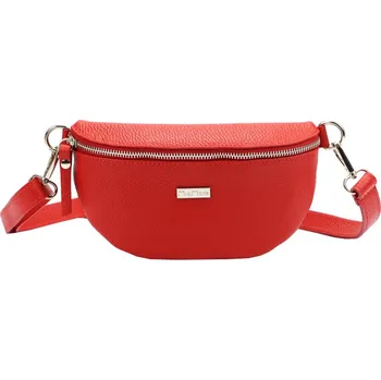 Kabelka Kožená kabelka MiaMore červená KZ2243233