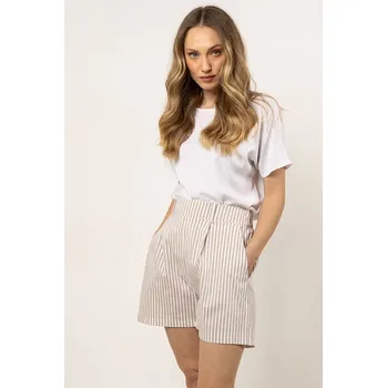 Dámské kraťasy Kraťasy Awama Beige/Weiss 3088831 S