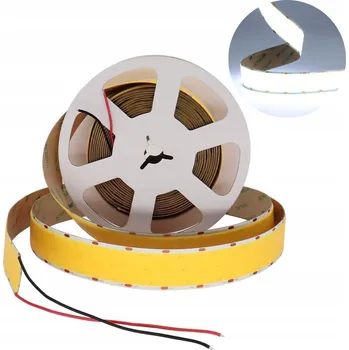 LED páska LED pásek COB 1600 LED/m 12V 30mm IP20 studená bílá, 5m role
