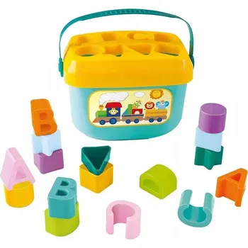 Hračka pro nejmenší Baby Mix Vzdělávací kyblík s hračkami - Třídič tvarů