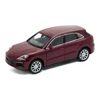 autíčko Welly Porsche Cayenne Turbo 1:34 červená (WE43773F-CW-CERVENA)