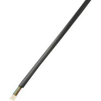 TRU COMPONENTS 1564535 telefonní kabel 6 x 0.08 mm² černá 50 m