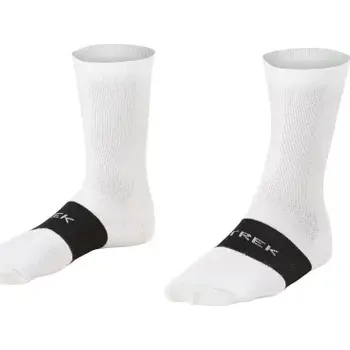 Pánské ponožky Trek cyklistické vysoké závodní ponožky, bílé - S