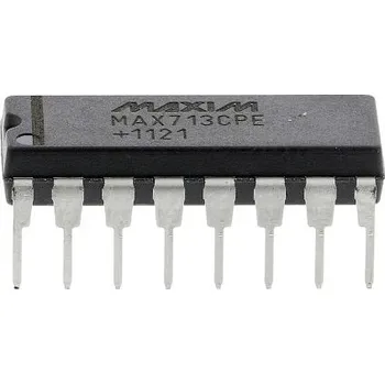 Článková baterie IO regulátoru nabíjení baterie MAX713CPE plus NiCd, NiMH 4,5 až 5,5 V, počet kolíků: 16, PDIP