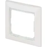 Valena rámeček 1-násobný bílá/průhledný proužek