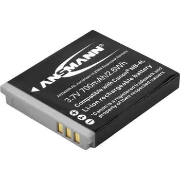 Ansmann A-Can NB 4 L akumulátor do kamery Náhrada za orig. akumulátor NB-4L 3.7 V 700 mAh