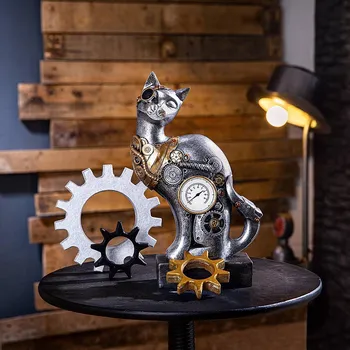 Gilde Soška steampunk Kočka s kolečky 497529