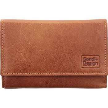 Peněženka Sendi Design Dámská kožená peněženka Sendi Sana koňakově hnědá