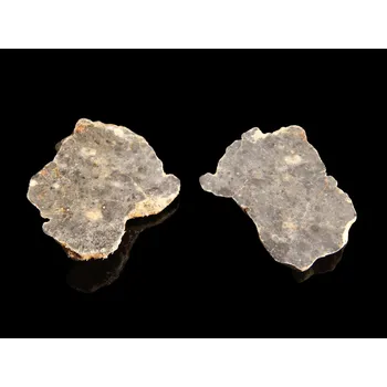 Přírodní kámen Meteorit | Lunar | Bechar 003/006 | 4,10 g (1,63g + 2,47g)