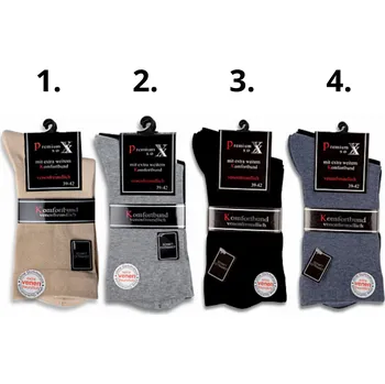 Fuski Pánské ponožky sada 3ks - vzor 1. Velikost ponožek: 43-46