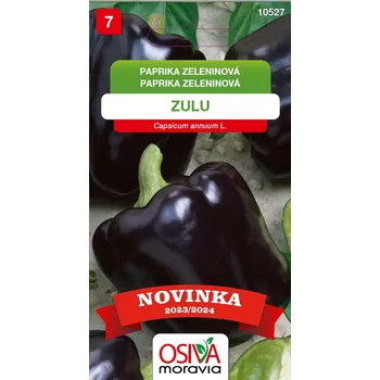 Semeno Osiva Moravia Zulu paprika zeleninová sladká 0,5 g