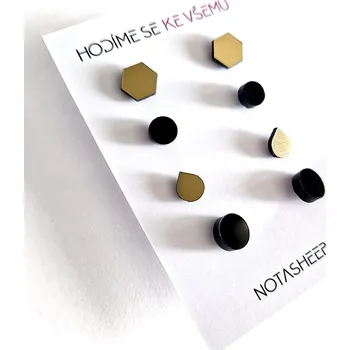 Náušnice náušnice "HODÍME SE KE VŠEMU" mix 11 zvýhodněná sada náušnic - mix tvarů