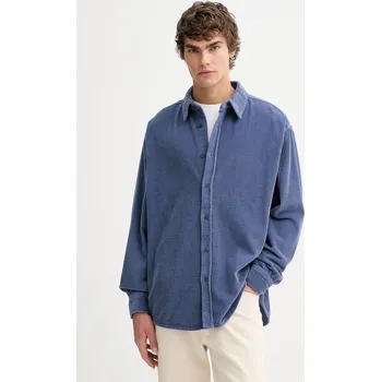 Pánská košile Manšestrová košile American Vintage MPADO06A modrá 50X, vel. XL